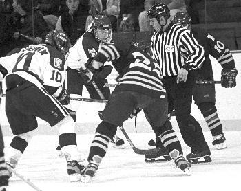 THE PUCK DROPS HERE THE PUCK DROPS HERE