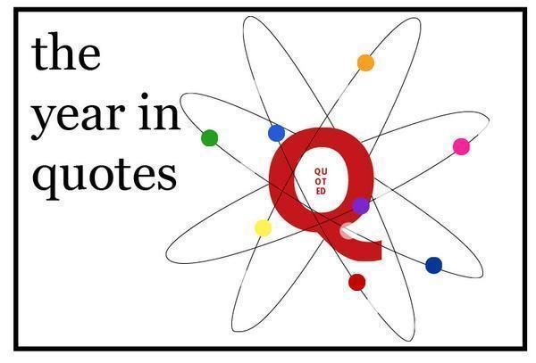 Cover image for The Year in Quotes