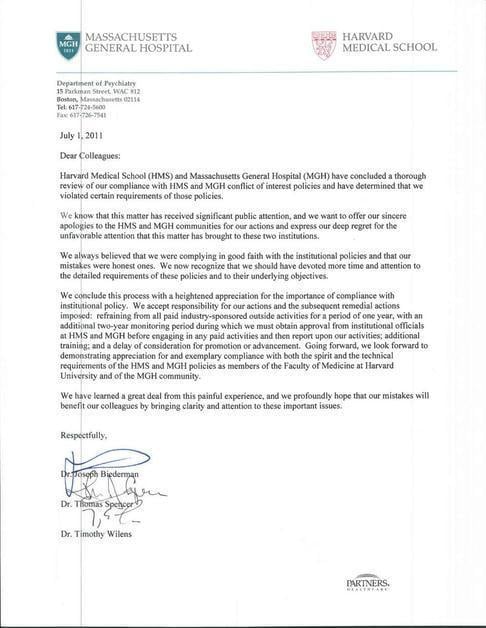 Cover image for Document: The Doctors' Apology Letter