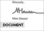 Cover image for Marc Hauser's Resignation Letter