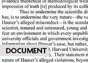 Cover image for Letter from Critics of Hauser Investigation