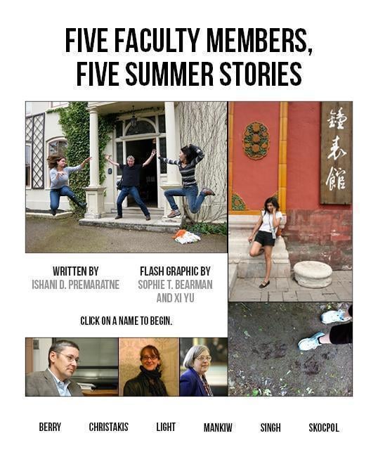 Cover image for Six Faculty Members, Six Summer Stories