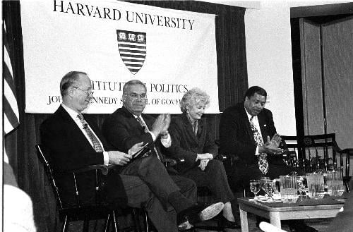 Mayors at the IOP debate a city's proper response to September 11.