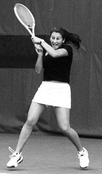 Freshman ALEXIS MARTIRE and the women’s tennis team no longer control their own Ivy title fate.