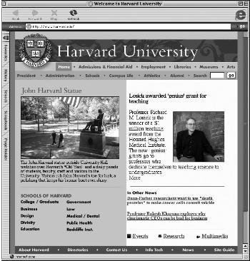Cover image for University Unveils New, Sleeker Harvard.edu Website
