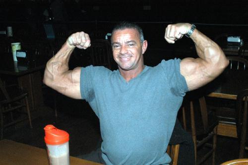 Chris Pappas, a former cook in Currier, now bodybuilds and operates Lo Fat Know Fat, a budding restaurant chain.