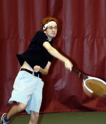 Ben Wasserstein shows off his on-court skills 