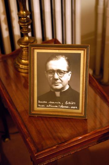 A portrait of Opus Dei founder Josemaria Escriva