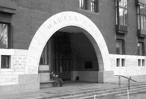 Hauser Hall, named for Rita E. Hauser, co-chair of Harvard's $2.6 billion capital campaign, and her husband Gustav Hauser.