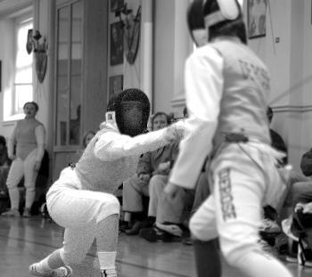 Cover image for Women Fencers Go Undefeated in NFC