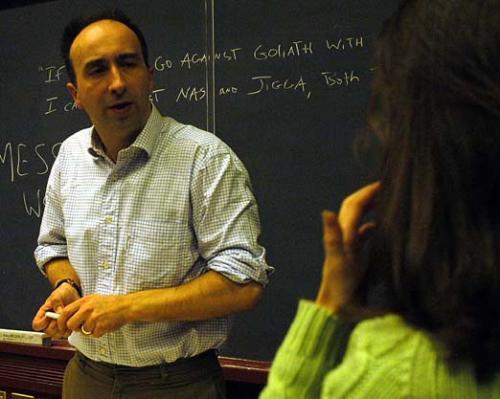  James Wood brings a new approach to the English department.