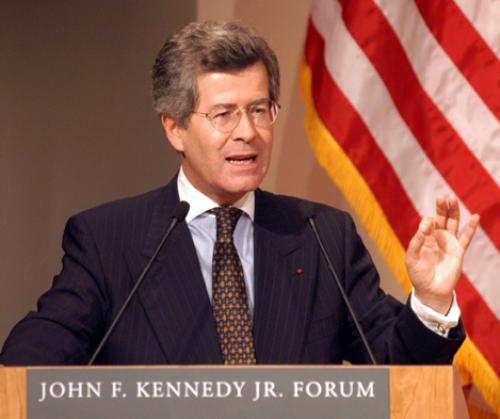 French Ambassador JEAN-DAVID LEVITTE told a packed John F. Kennedy Jr. Forum yesterday that France is not anti-American and has been a major ally in the War on Terror.