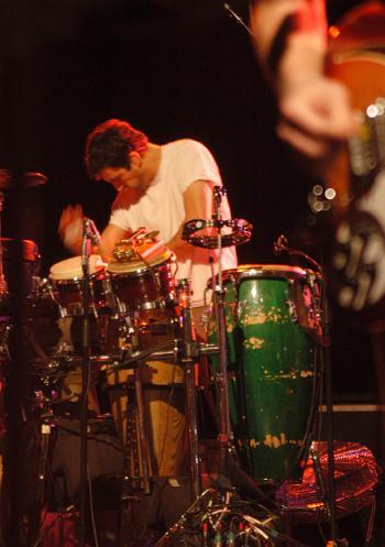 Guster drummer BRIAN ROSENWORCEL.