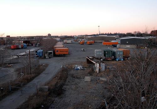 The truckyard that currently occupies that plot where the SPH new Allston campus might be according to the Payette report.