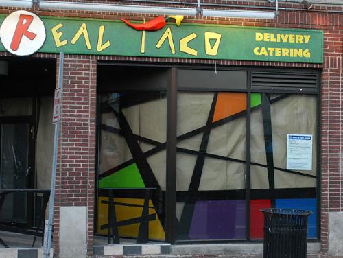 Real Taco closed in December, and its storefront is currently borded up. A new taqueria from the owner of Anna’s is slated to open in late March.