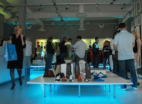 The Adidas Originals Store celebrates the grand opening of its third North American location last night in Harvard Square.