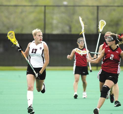 Sophomore Allison Kaveney chipped in two goals but the Crimson was not able to mount a comeback against Cornell.