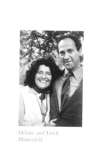 Yorick Blumenfeld ’54, right, with his wife Helaine.