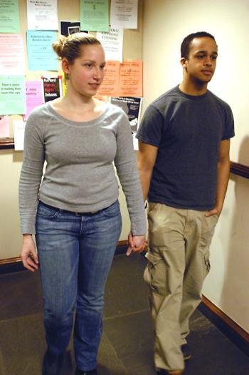 Interracial couples, like Catherine E. Firestein '06 and Sean A. Darling-Hammond '06, are more often-found on Harvard's campus and its houses and dorms than is commonly perceived.