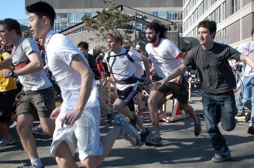 In a display of raw strength, the Men's Rugby Team took home the prize: 1,049 oz of beer.
