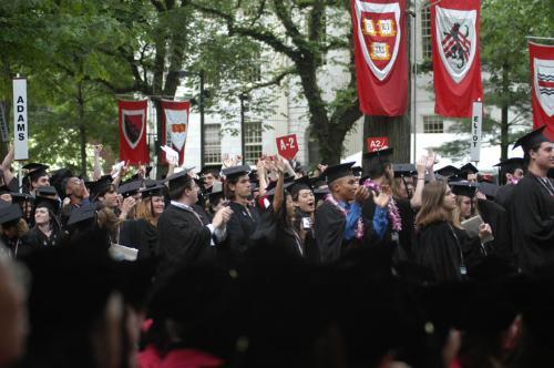 Last year's commencement morning exercises.