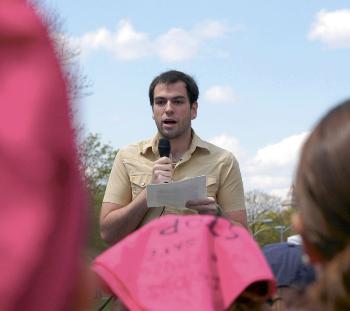 Cover image for Assault Prompts Rally Against Hate