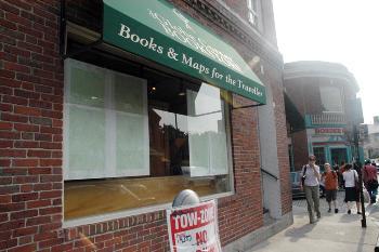 The Globe Corner Bookstore was located on the corner of Church and Palmer Streets for 18 years before closing its doors this week.