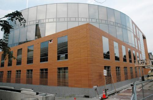 The Department of Government moved yesterday from Littauer Center in the North Yard to a new location at the Center for Government and International Study, pictured above, on Cambridge Street. 