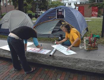 Cover image for camp alex anti-iraqi war demonstration