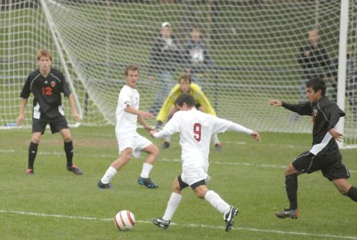 Senior Anthony Tornaritis scored Harvard’s only goal early in the second half, but the Crimson offense was unable to add to the total.