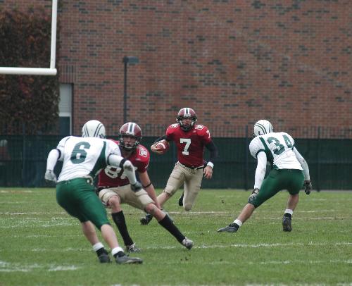   

After a shaky start to the season littered with devastating turnovers, quarterback Liam O’Hagan has finally settled down. Instead of giving up turnovers, Harvard has started to force them. 

