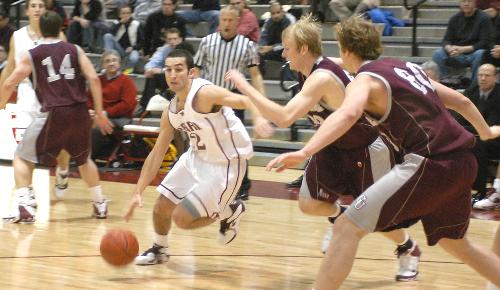 Junior guard Jim Goffredo returned from a staph infection to score 13 points in the Crimson's 68-59 win over Colgate.