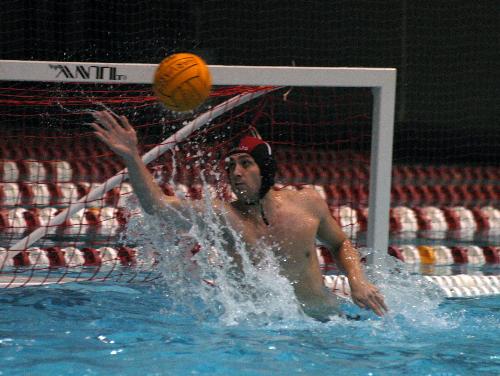Co-captain Robbie Burmeister, the only senior in Harvard’s starting lineup, provided solid goaltending and guided a young Crimson squad to its second consecutive Eastern Championships.