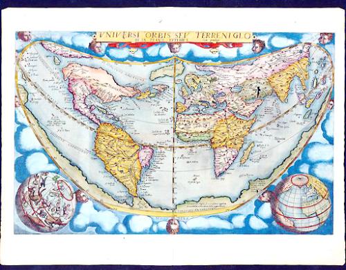 This map of the world, stolen from Yale University, was one of 97 lifted by E. Forbes Smiley III, who pled guilty to the thefts earlier this month.