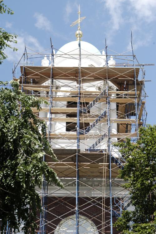 Restoring Eliot House’s Tower this summer will cost $500,000. Internal renovations of the House will cost an additional $800,000.