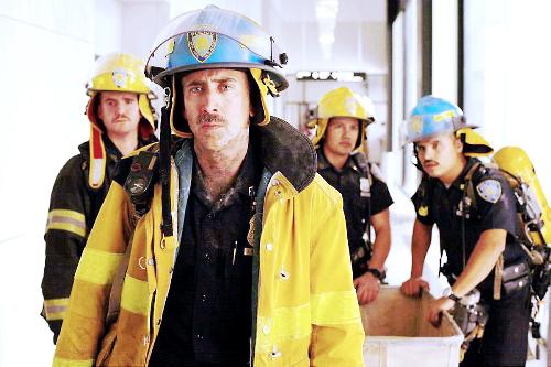 Nicolas Cage stars in Oliver Stone’s new film, “World Trade Center,” based on the story of two police officers who were rescued from the site’s rubble.
