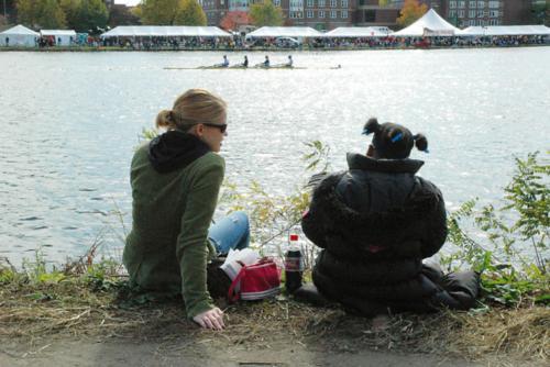 Floods of students, tourists, and rowing fans enjoyed the festivities at the Head of the Charles Regatta over the weekend. Rowers faced fierce winds that caused several collisions under bridges on the Regatta’s opening day.