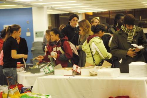 Store-bought treats and homemade delicacies vied for attention at this culinary feast.