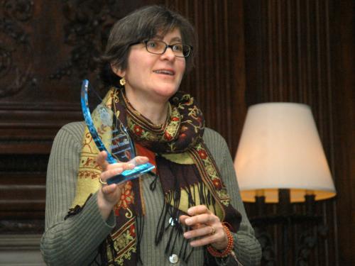 Melissa E. B. Franklin speaks in 2007.