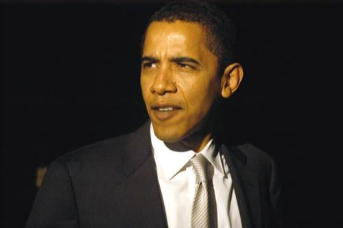 Sen. Barack Obama (D-Ill.), the Harvard Law School graduate and presidential candidate, arrived at the home of Kirkland and Ellis Professor of Law David B. Wilkins ’77 for a $2,300-a-plate fundraiser last night.