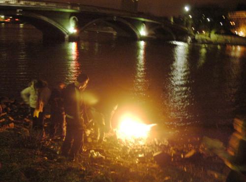 In 2007, The Crimson again reported freshmen setting "good-luck paper boats ablaze on the Charles River."