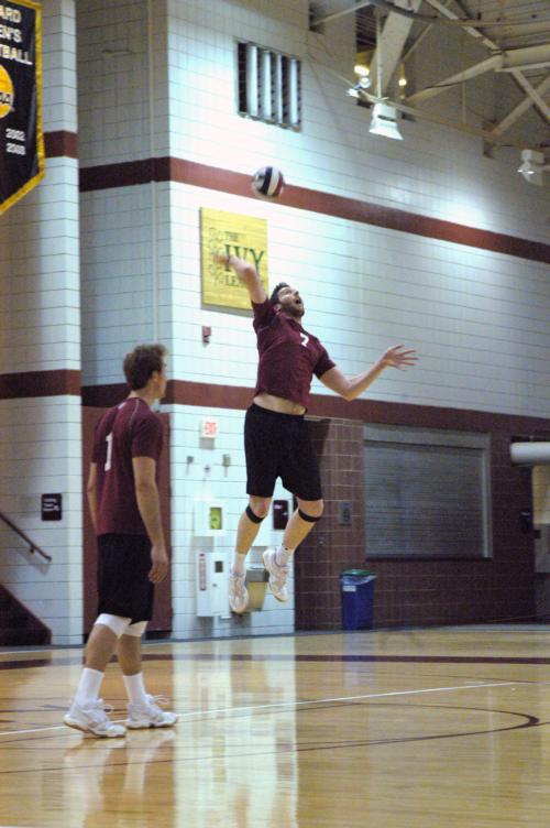 Sophomore middle hitter Brady Weissbourd tallied 19 kills against Vassar and added 18 against Ramapo, leading Harvard to two wins. 