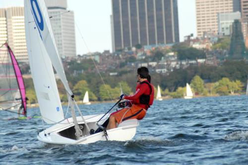In four races over spring vacation, the Harvard sailing team registered an impressive four top-five finishes.  In the Oberg Trophy on the Charles River Saturday and Sunday, the No. 5 co-ed team sailed to its second first-place finish of the season.  At Co