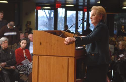“The victor of the war in Iraq is Iran,” Madeleine Albright, former Secretary of State and U.N. ambassador, told an IOP audience yesterday.