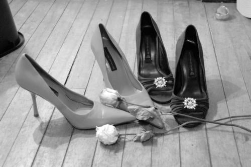 Heels: Very cute, but not so good for tipsy dancing.