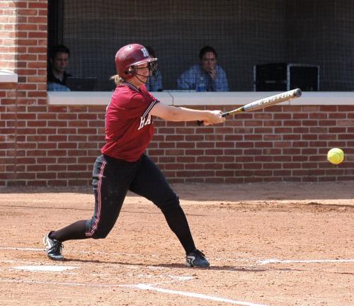 Senior shortstop Lauren Brown provided the margin of victory in the nightcap of the Crimson's Saturday Ivy League Softball Championship sweep of Penn, blasting a two-run homer in the 4-2 win.
