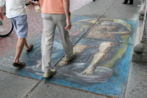 Growing up in Palestine, art was a much needed distraction to Shihada. Now at Harvard, a distraction just as welcome.
