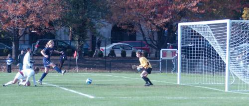 Sophomore goaltender Lauren Mann did her best to keep the Crimson close with the league champion Quakers as she notched four saves, but the Harvard offense could not break down the solid Penn defense in its final game of the season. Mann ends the season w