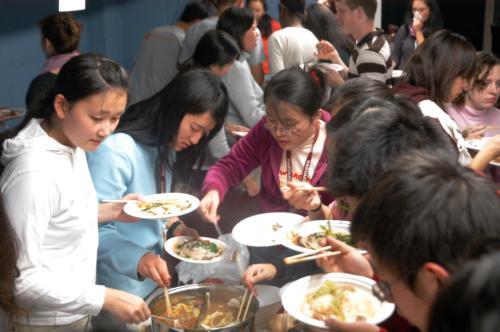 The Harvard-Radcliffe Chinese Student Association sponsored a family style dinner at the Hot Pot Social in the Lowell Grille last night.
