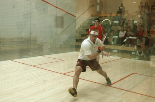Junior captain Verdi DiSesa won two matches to help Harvard’s A team to a fifth-place finish at the 5-Man Championships.